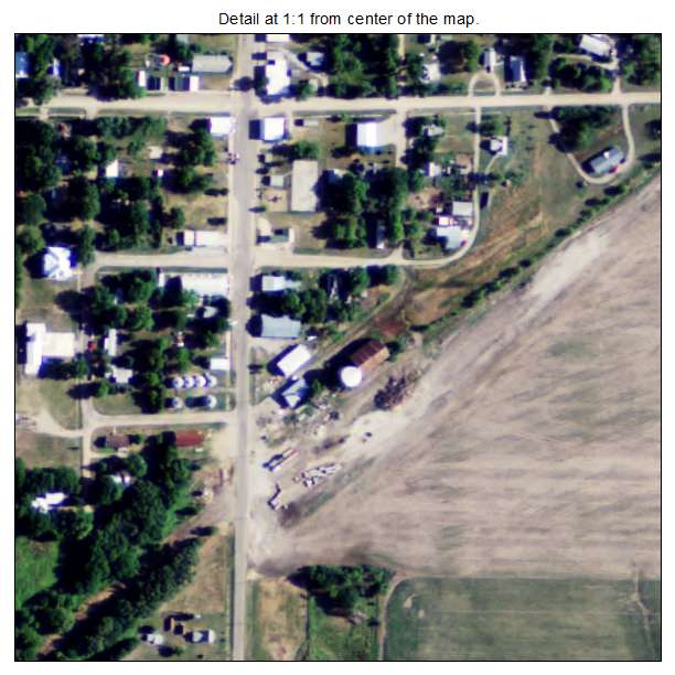 Munden, Kansas aerial imagery detail