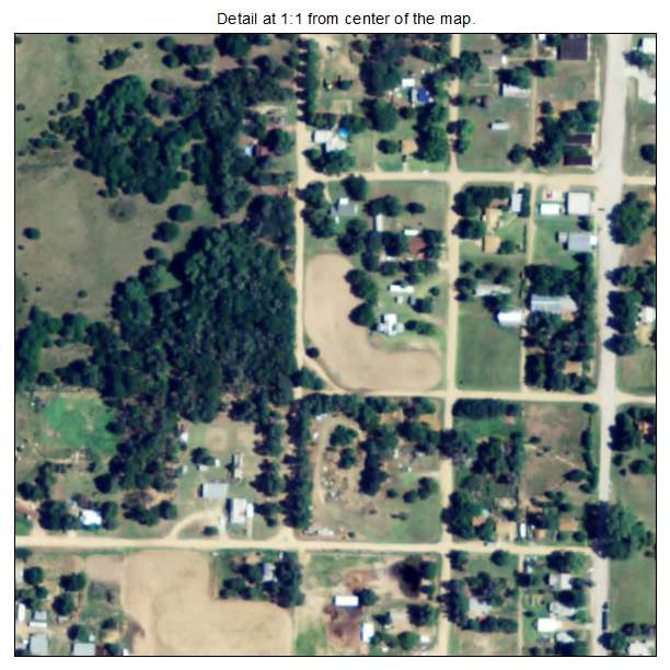 Nashville, Kansas aerial imagery detail
