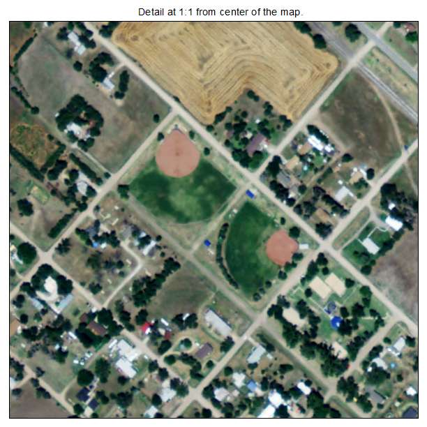 Nickerson, Kansas aerial imagery detail
