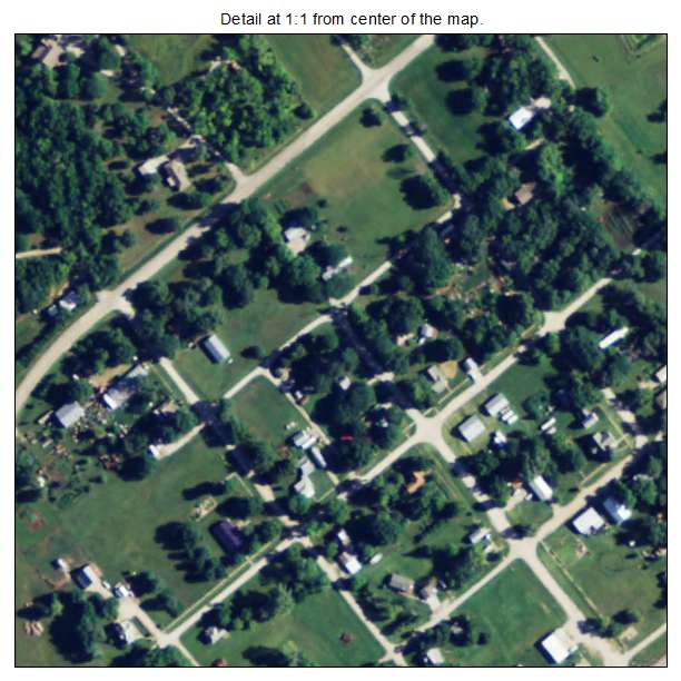Olivet, Kansas aerial imagery detail