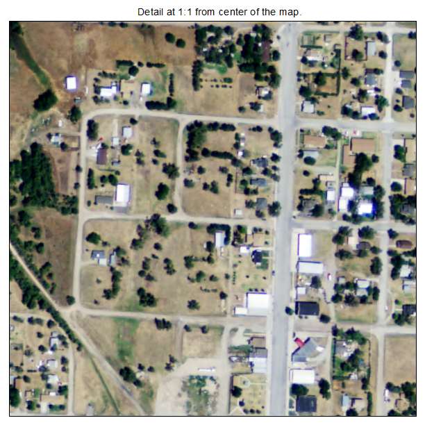 Palco, Kansas aerial imagery detail