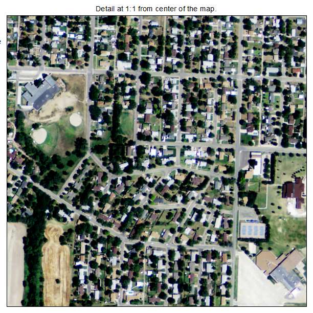 Phillipsburg, Kansas aerial imagery detail