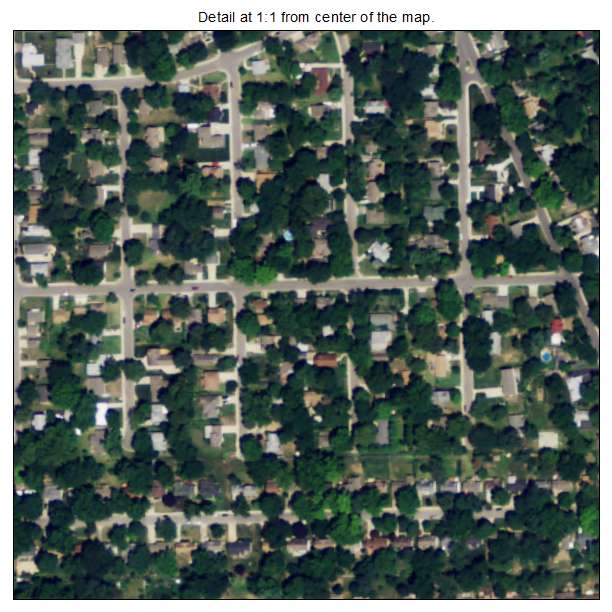 Roeland Park, Kansas aerial imagery detail