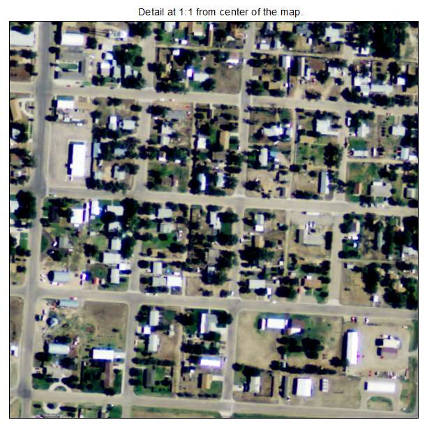 Rolla, Kansas aerial imagery detail
