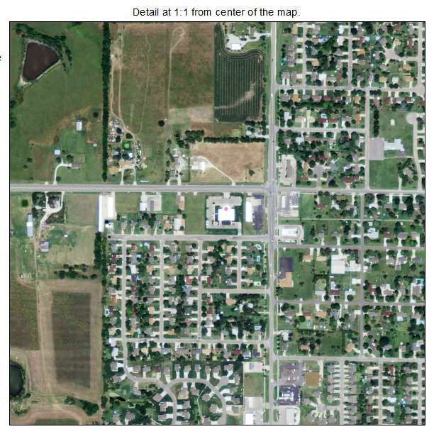 Rose Hill, Kansas aerial imagery detail