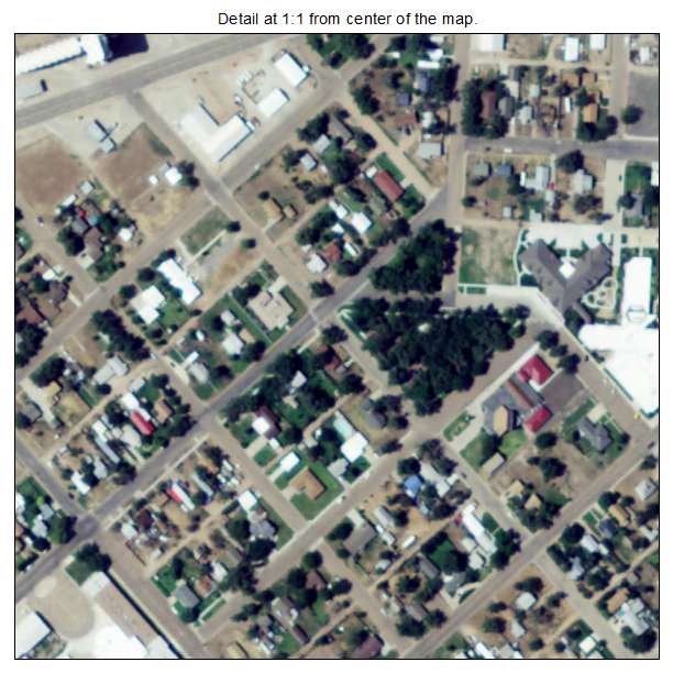 Satanta, Kansas aerial imagery detail