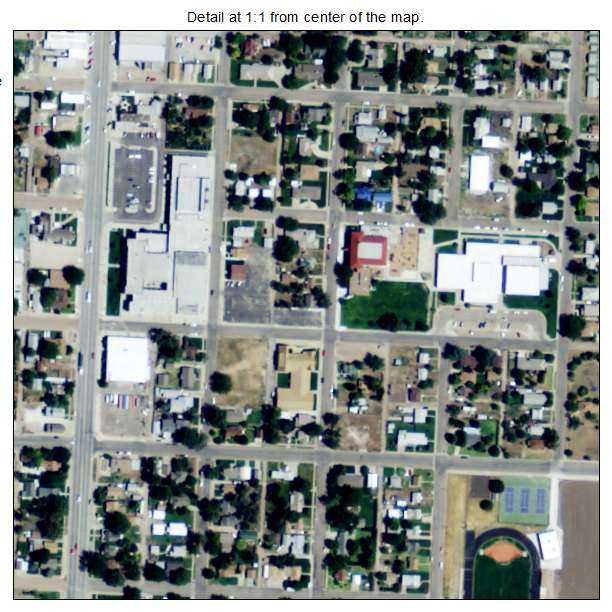 Scott City, Kansas aerial imagery detail