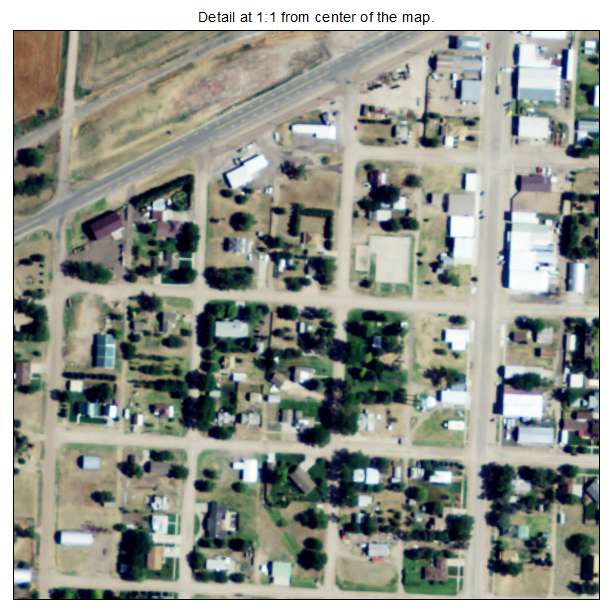 Selden, Kansas aerial imagery detail