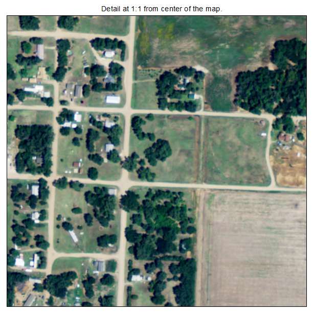 Seward, Kansas aerial imagery detail