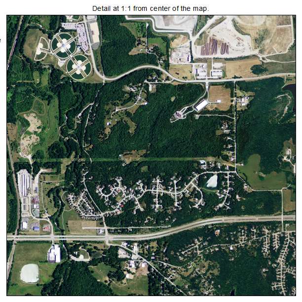 Shawnee, Kansas aerial imagery detail