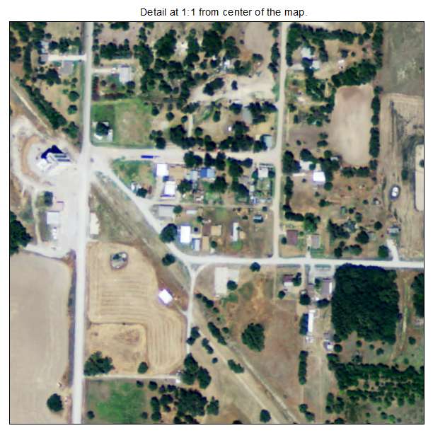 Speed, Kansas aerial imagery detail