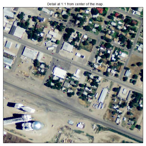 Syracuse, Kansas aerial imagery detail