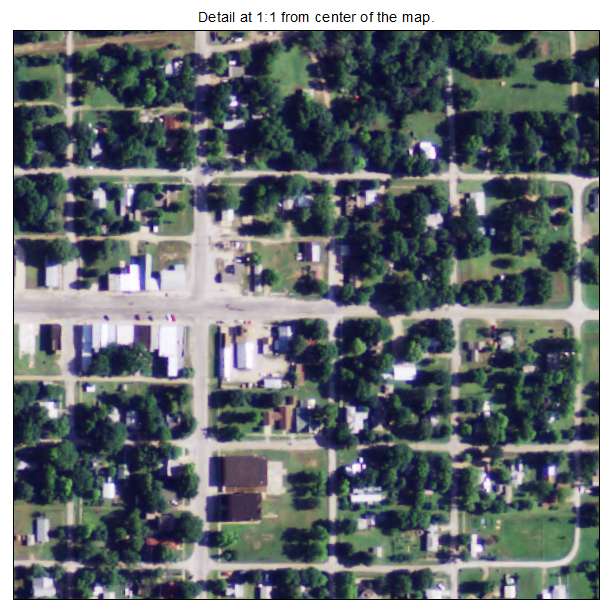 Toronto, Kansas aerial imagery detail
