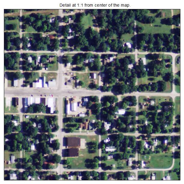 Aerial Photography Map of Toronto, KS Kansas