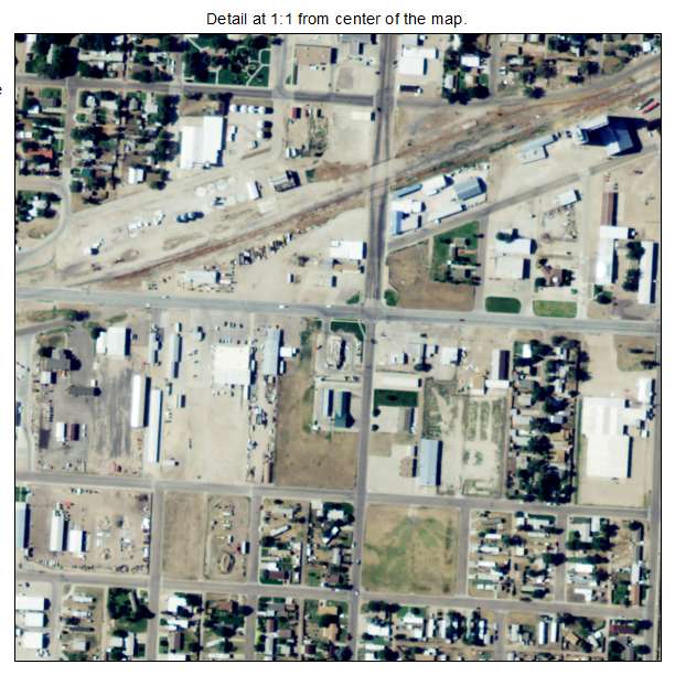 Ulysses, Kansas aerial imagery detail