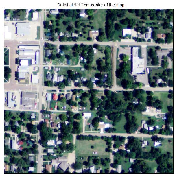 Aerial Photography Map of Washington, KS Kansas