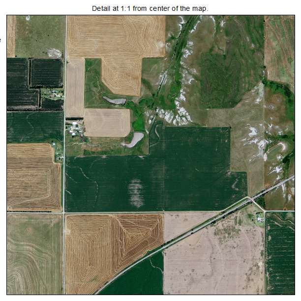 Wellington, Kansas aerial imagery detail