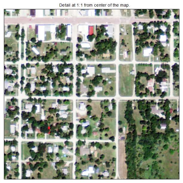 White City, Kansas aerial imagery detail