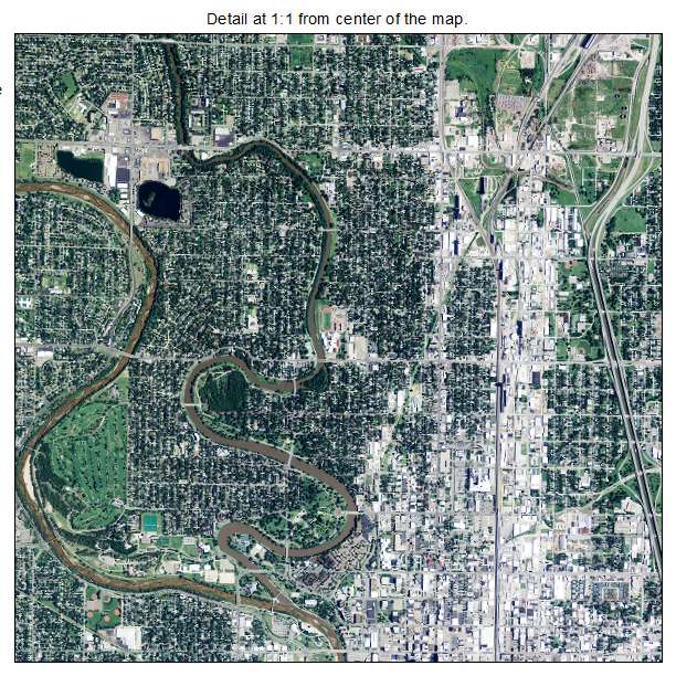 Wichita, Kansas aerial imagery detail