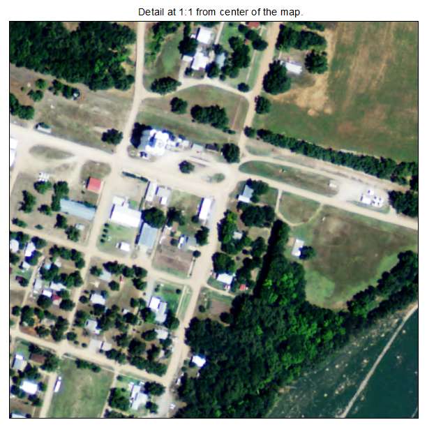 Wilmore, Kansas aerial imagery detail