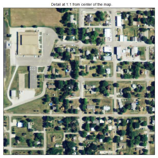 Winchester, Kansas aerial imagery detail