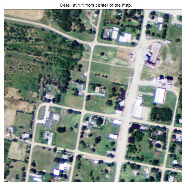 Windom, Kansas aerial imagery detail