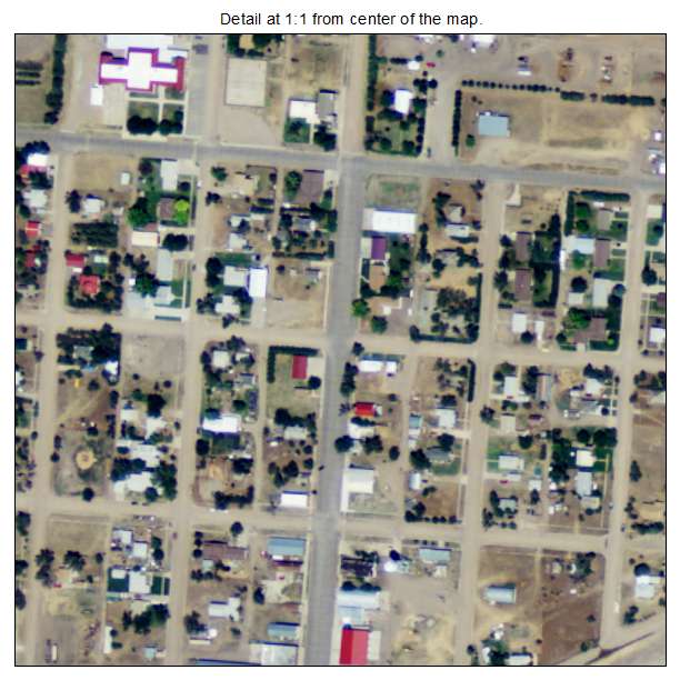Winona, Kansas aerial imagery detail