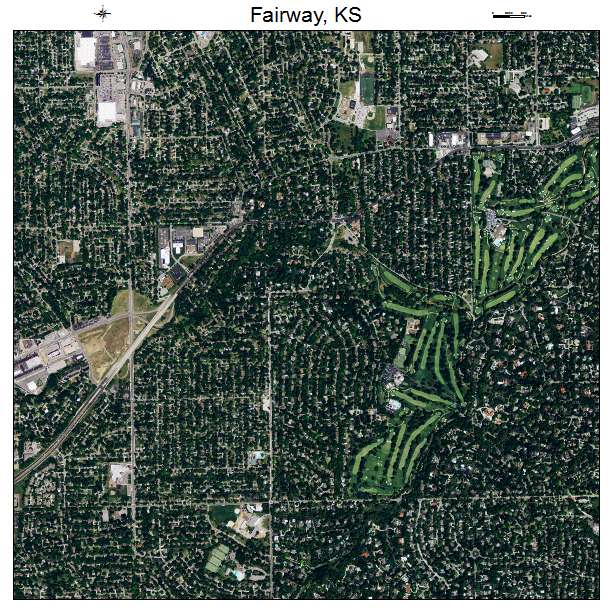 Fairway, KS air photo map