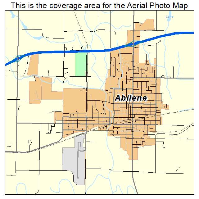 Abilene, KS location map 