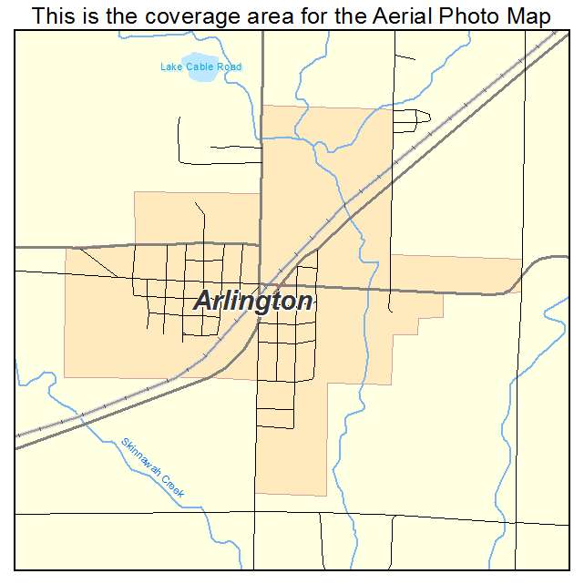 Arlington, KS location map 
