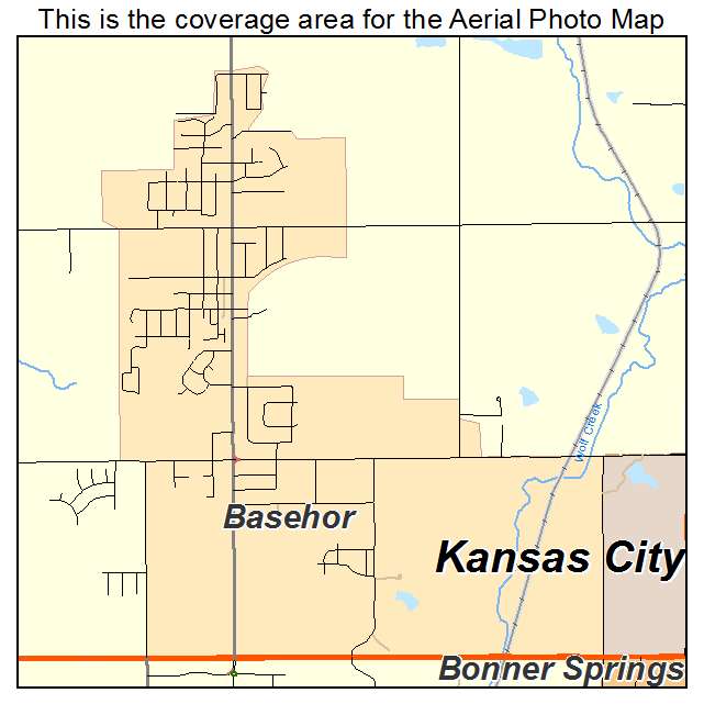 Basehor, KS location map 