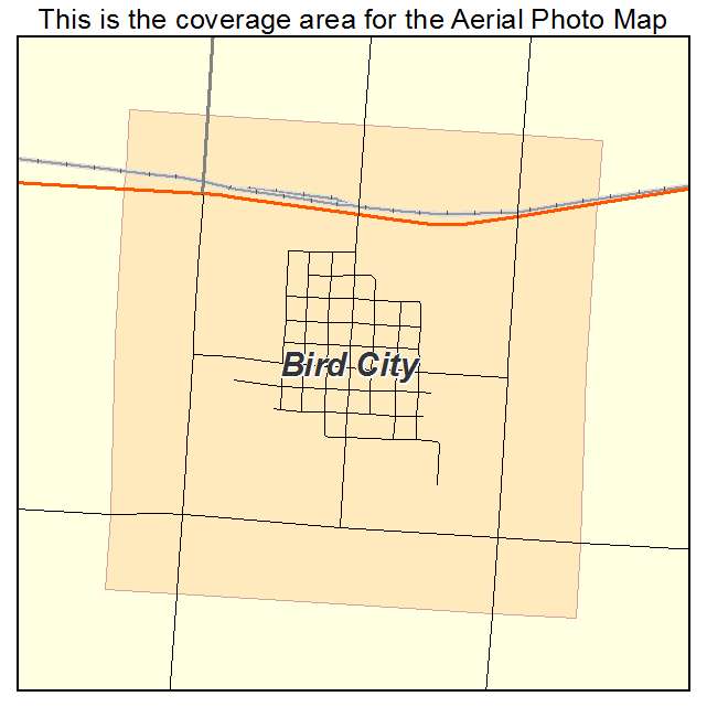 Bird City, KS location map 