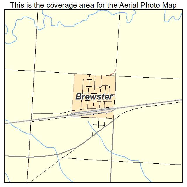 Brewster, KS location map 