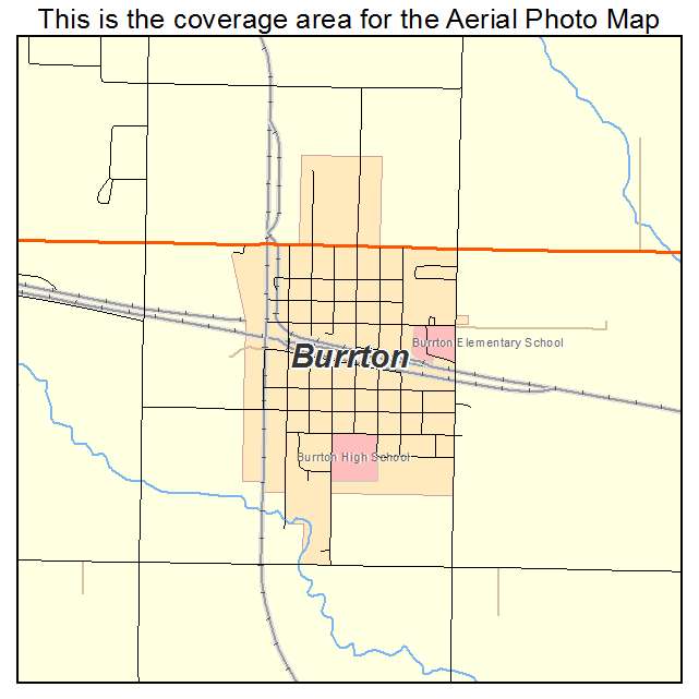 Burrton, KS location map 
