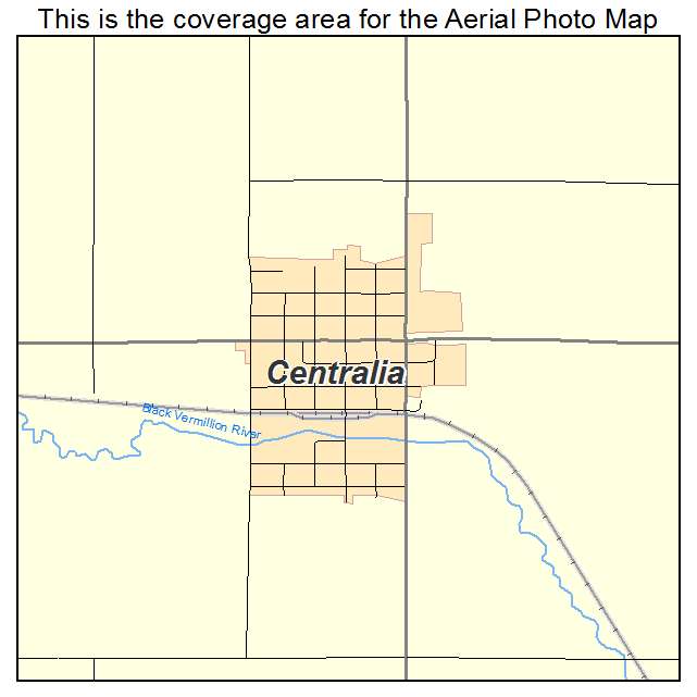 Centralia, KS location map 