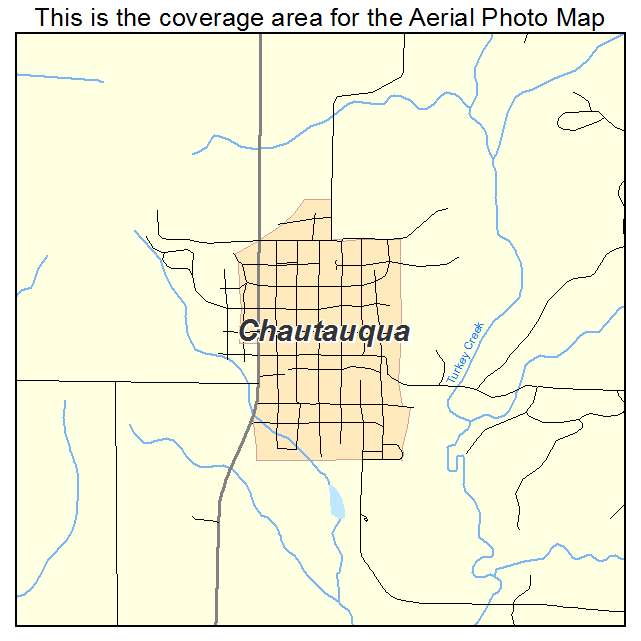 Chautauqua, KS location map 