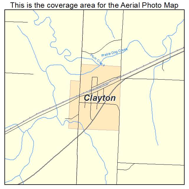 Clayton, KS location map 