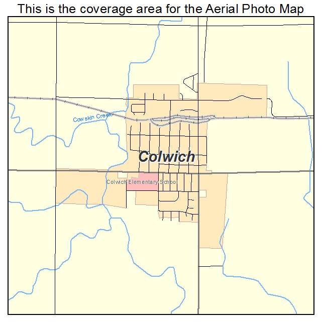 Colwich, KS location map 