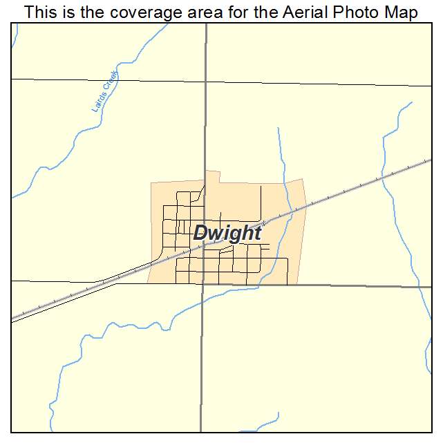 Dwight, KS location map 