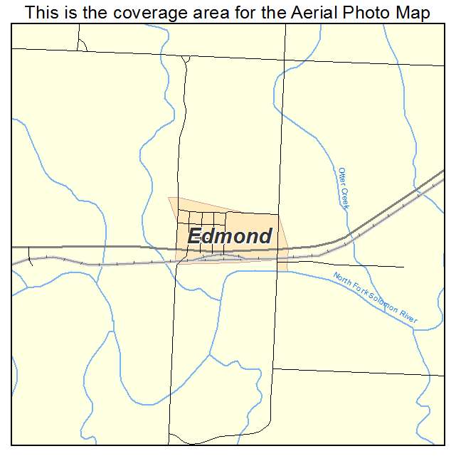 Edmond, KS location map 