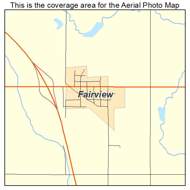 Fairview, KS location map 