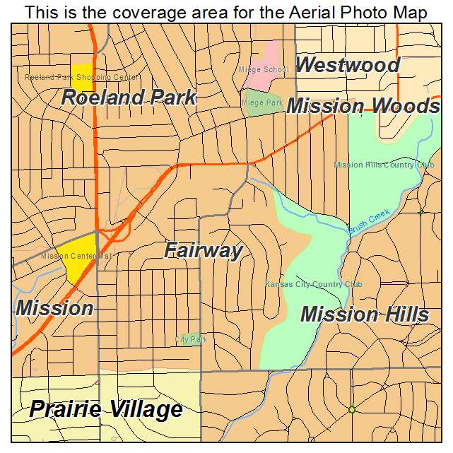 Fairway, KS location map 