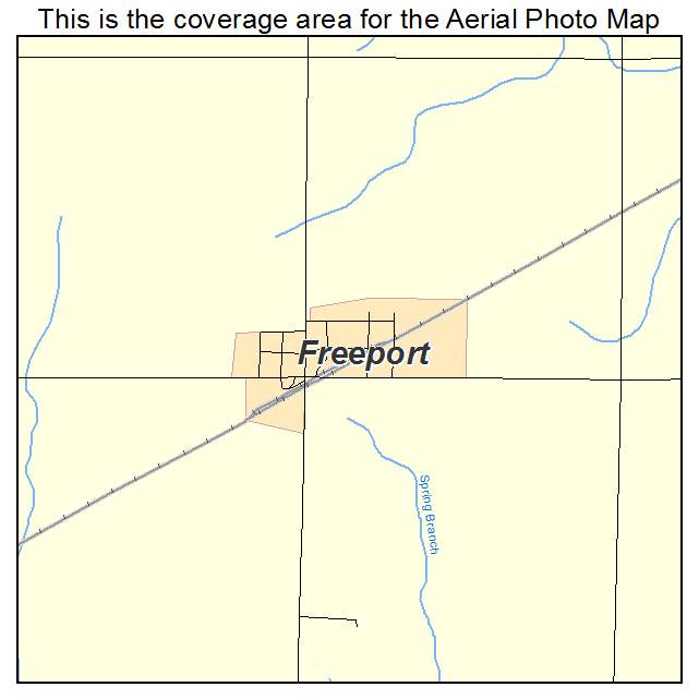 Freeport, KS location map 