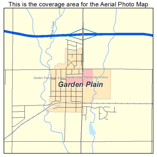 Garden Plain, KS location map 