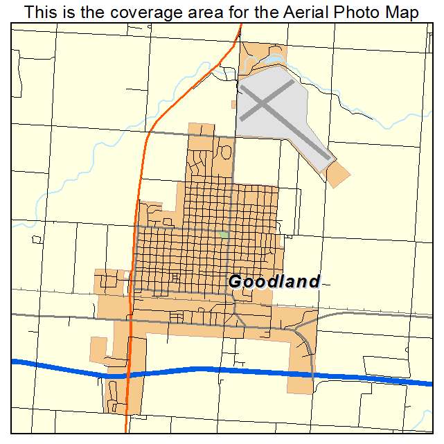 Goodland, KS location map 