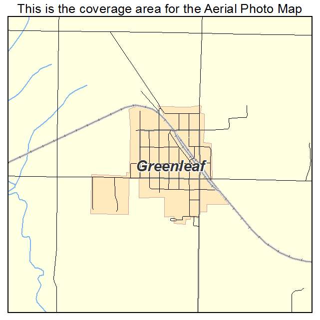 Greenleaf, KS location map 