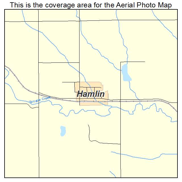 Hamlin, KS location map 