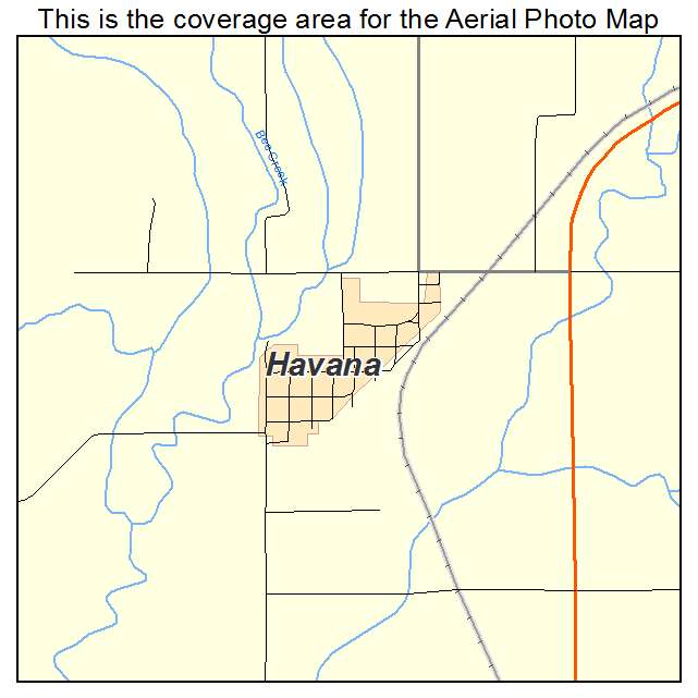 Havana, KS location map 