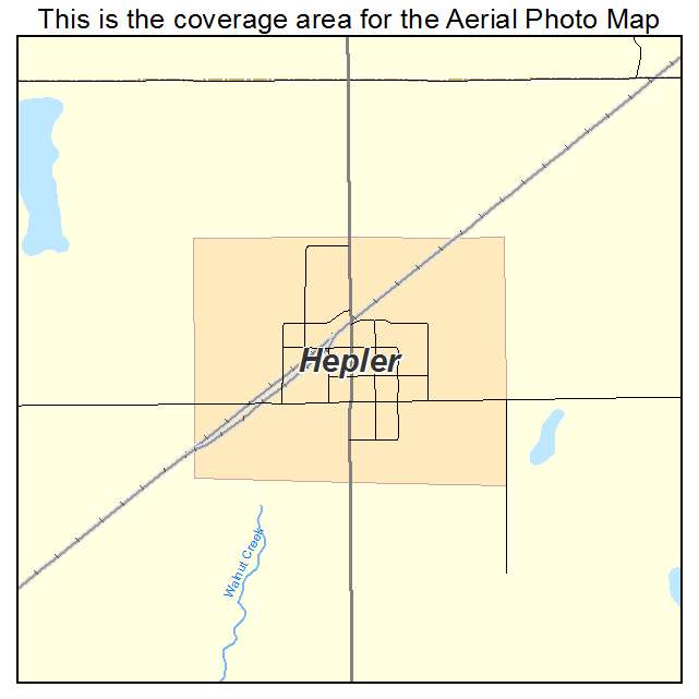Hepler, KS location map 