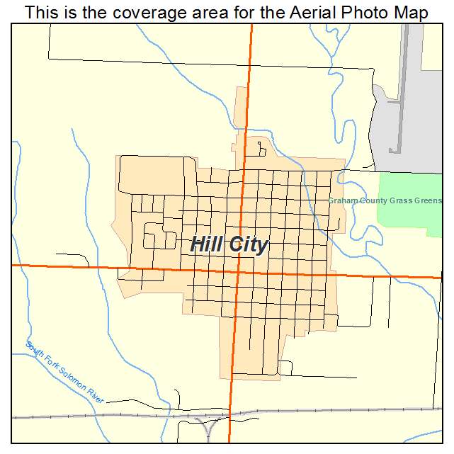 Hill City, KS location map 